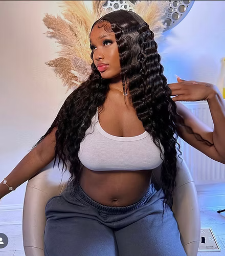 VIRGIN DEEP WAVE CURLY WIG