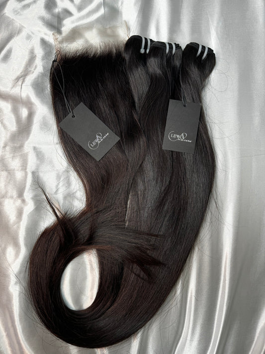 Virgin Cambodian Straight Bundles (100g)